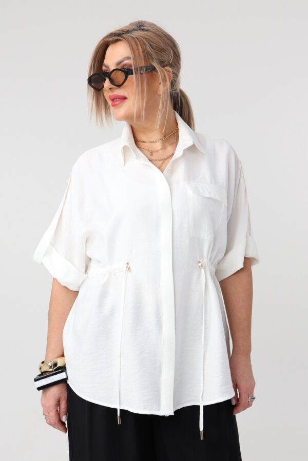Bluzka damska duże rozmiary koszulowa styl casual