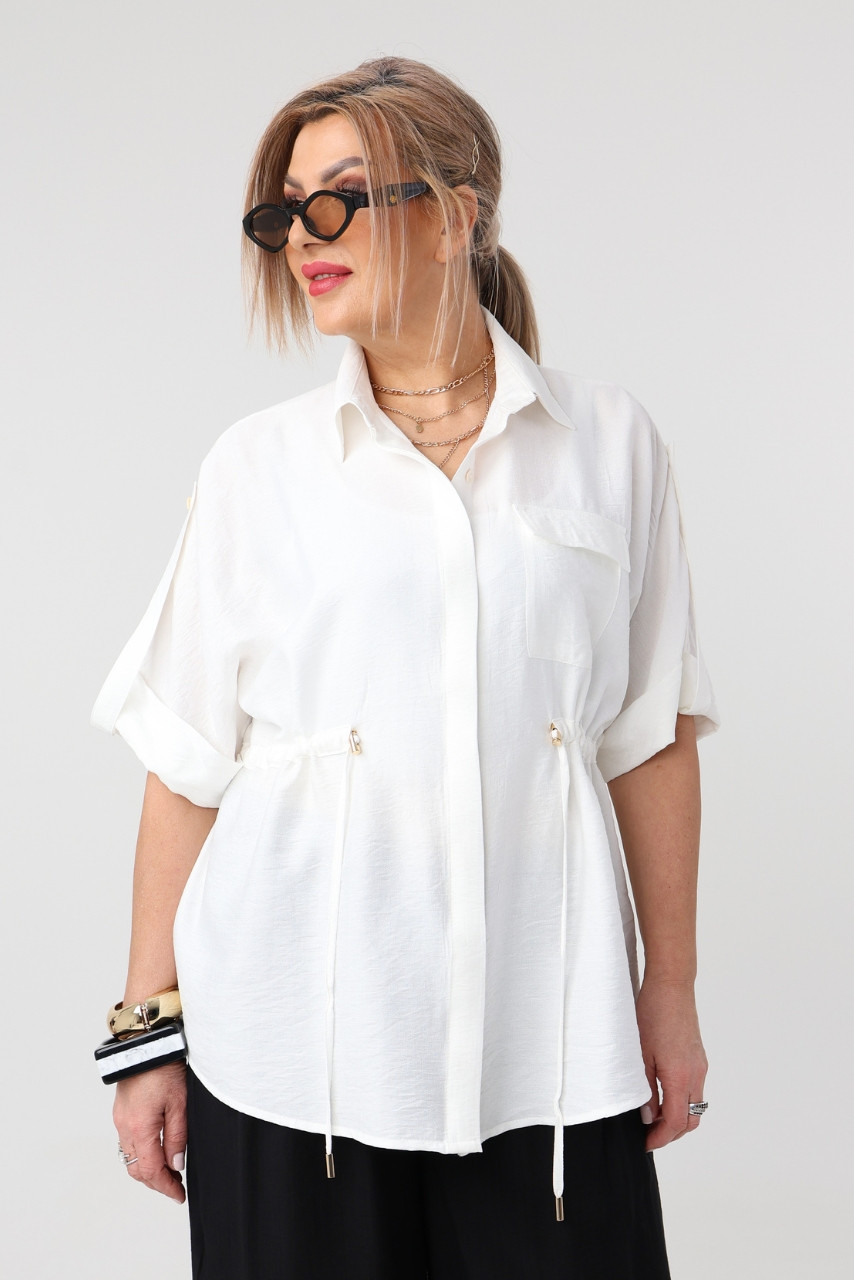 Bluzka damska duże rozmiary koszulowa styl casual