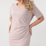 brazowa-sukienka-z-marszczeniem-na-boku (2)