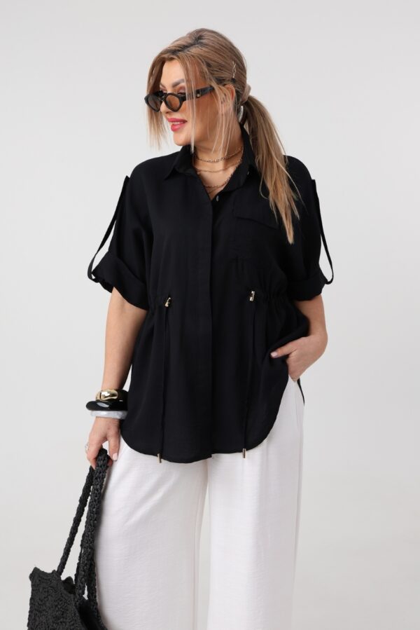 Bluzka damska duże rozmiary koszulowa styl casual