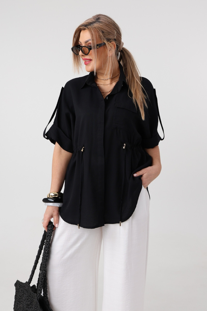 Bluzka damska duże rozmiary koszulowa styl casual