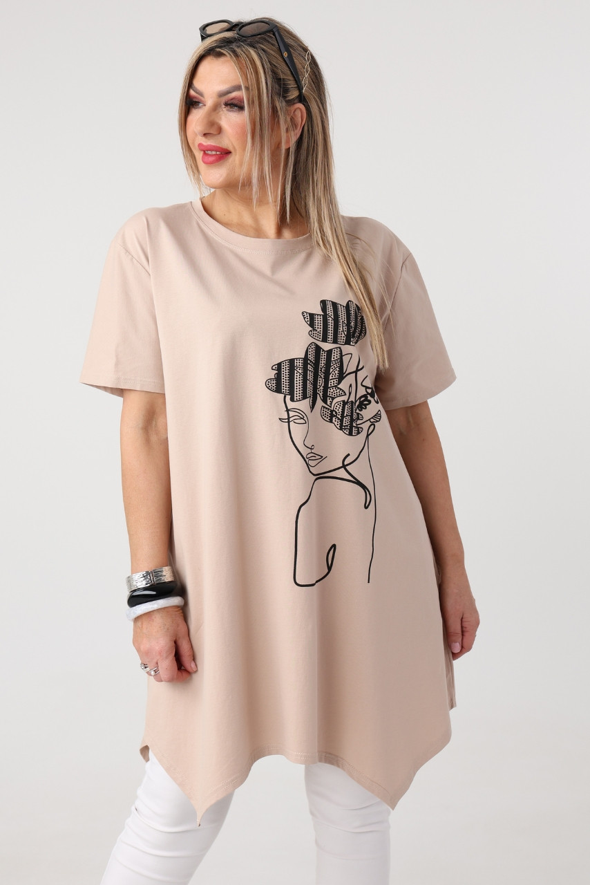 tshirt damski plus size