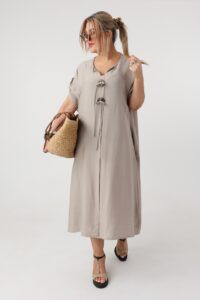 Luźna sukienka plus size