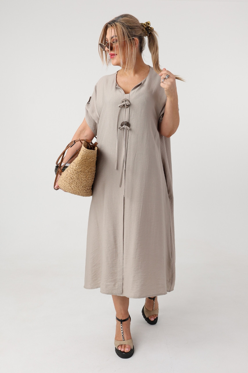 Luźna sukienka plus size