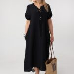 Luźna sukienka plus size