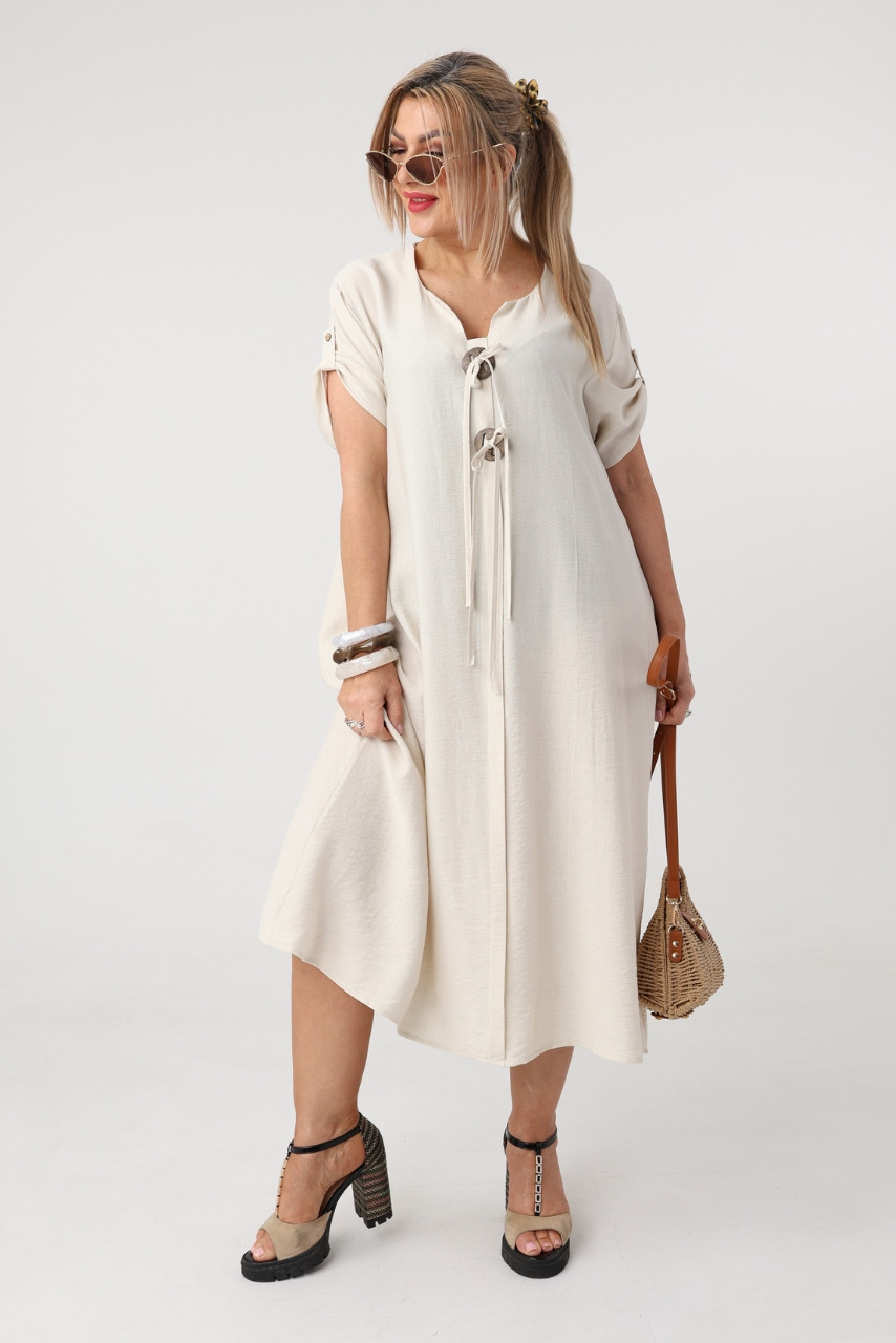 Luźna sukienka plus size