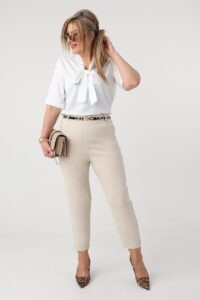 spodnie damskie z wysokim stanem duże rozmiary