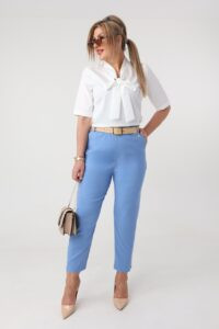 spodnie damskie z wysokim stanem duże rozmiary