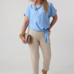 spodnie damskie z wysokim stanem duże rozmiary