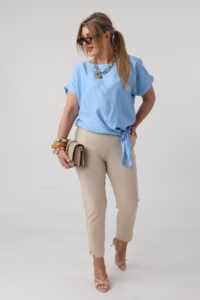 spodnie damskie z wysokim stanem duże rozmiary