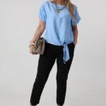 spodnie damskie z wysokim stanem duże rozmiary