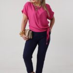 spodnie damskie z wysokim stanem duże rozmiary