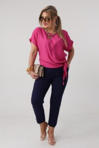 spodnie damskie z wysokim stanem duże rozmiary