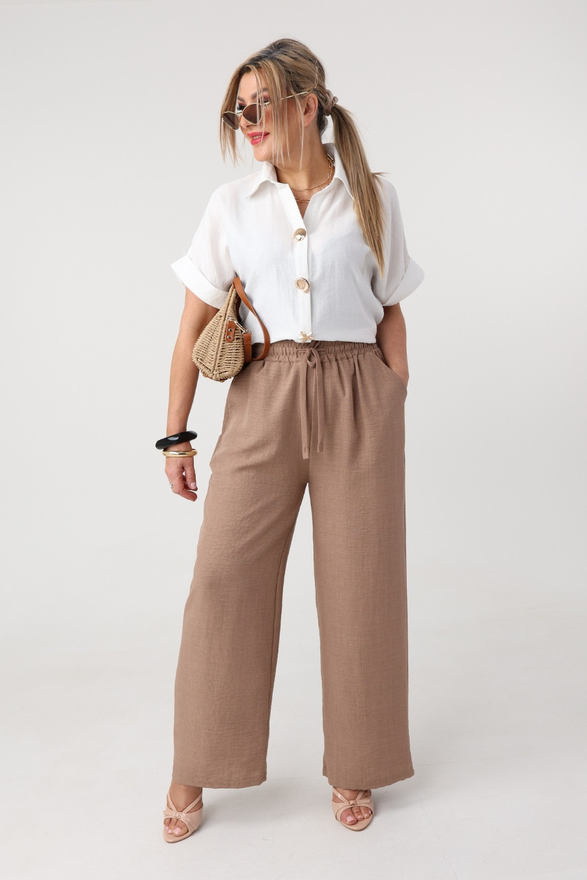 Letnie spodnie damskie duże rozmiary