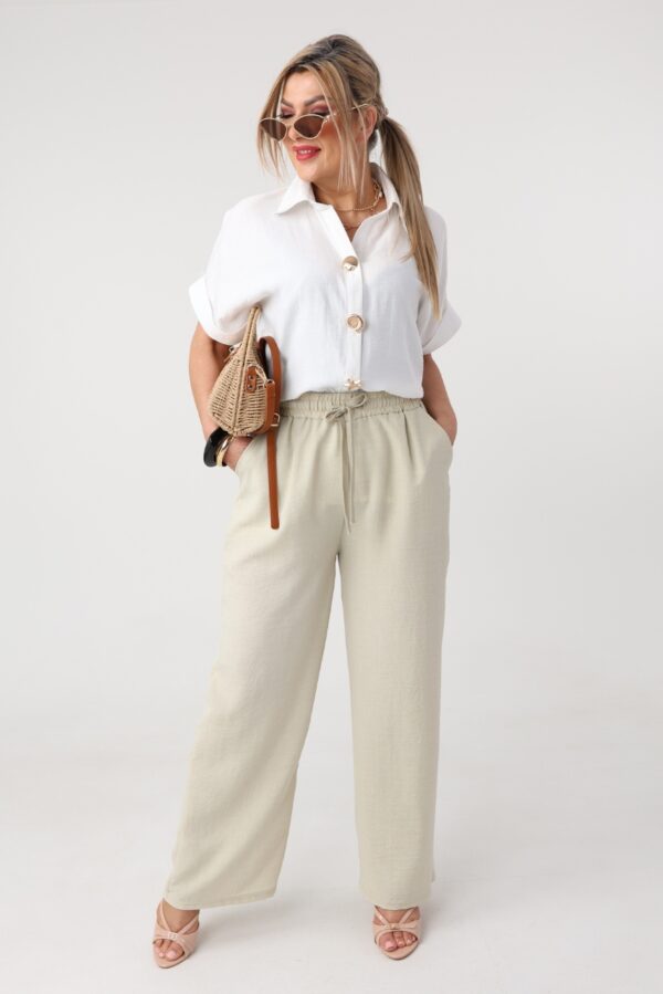 Letnie spodnie damskie duże rozmiary