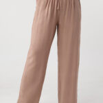 Cienkie-spodnie-damskie-plus-size-na-lato-brązowe (2)