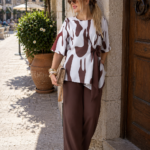 Komplet damski elegancki plus size