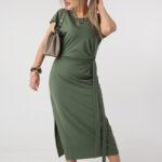 Khaki-dopasowana-sukienka-plus-size-z-marszczeniem-44-52 (1)
