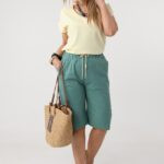 spodenki do kolan damskie plus size