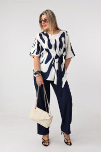 Komplet damski elegancki plus size