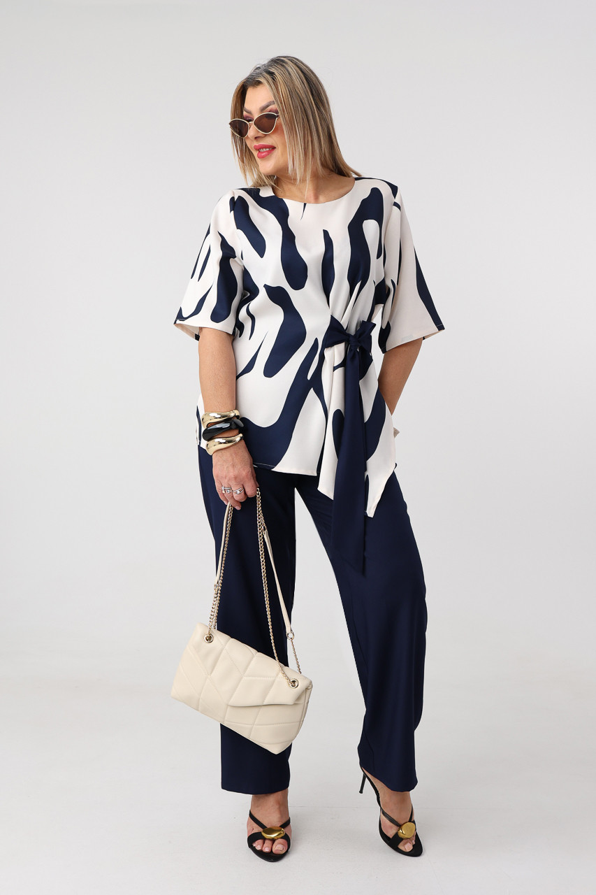 Komplet damski elegancki plus size