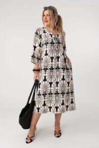 Luźna sukienka plus size