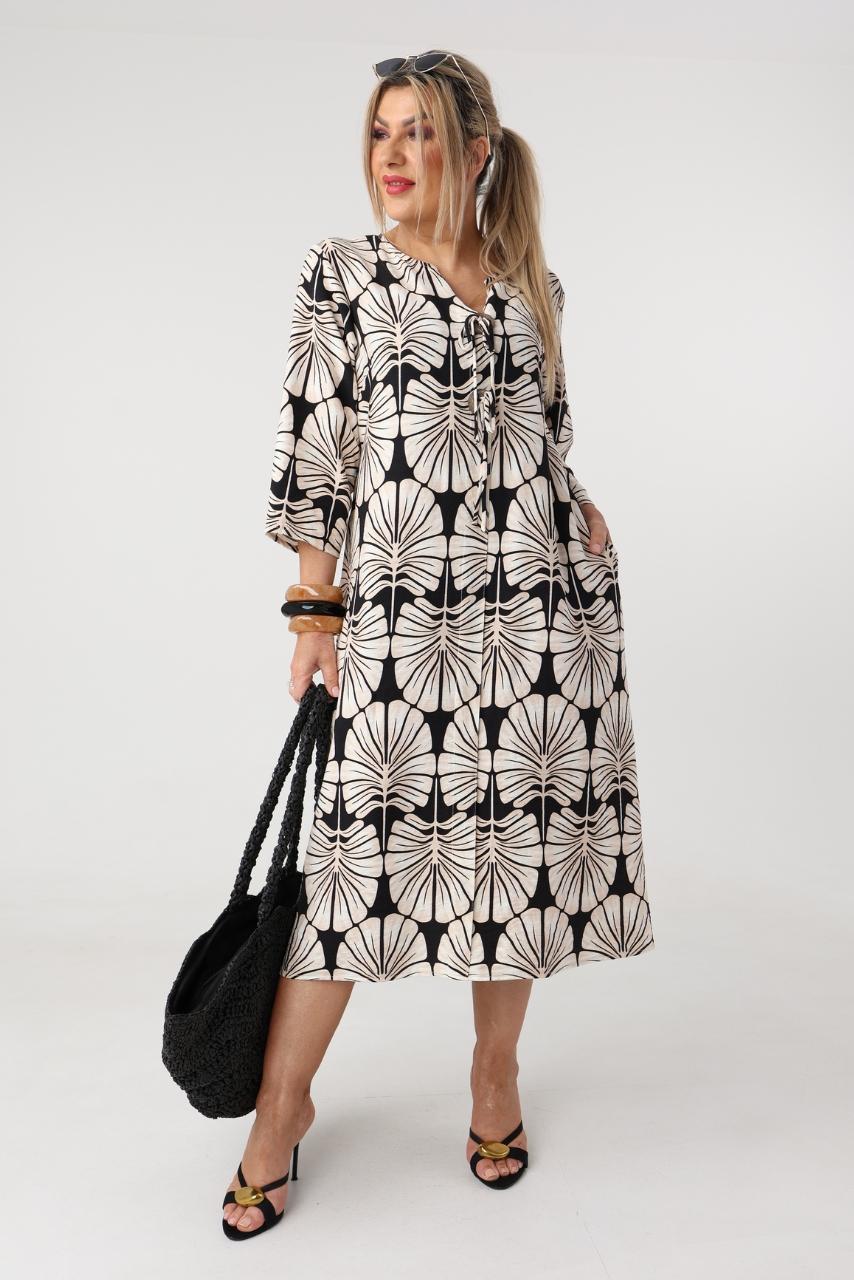 Luźna sukienka plus size