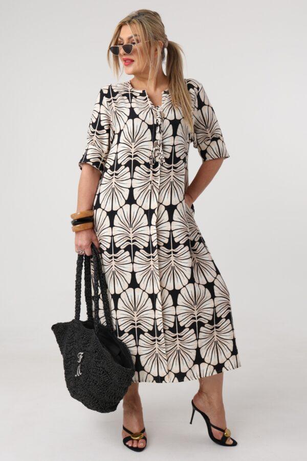 Luźna sukienka plus size
