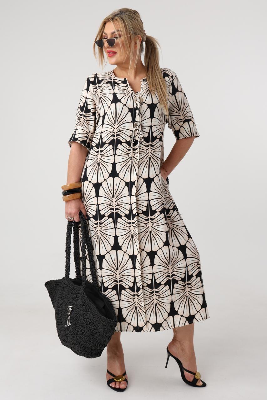 Luźna sukienka plus size