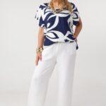 luzna-bluzka-damska-plus-size-z-krotkim-rekawem-w-kwiaty-granatowa (1)