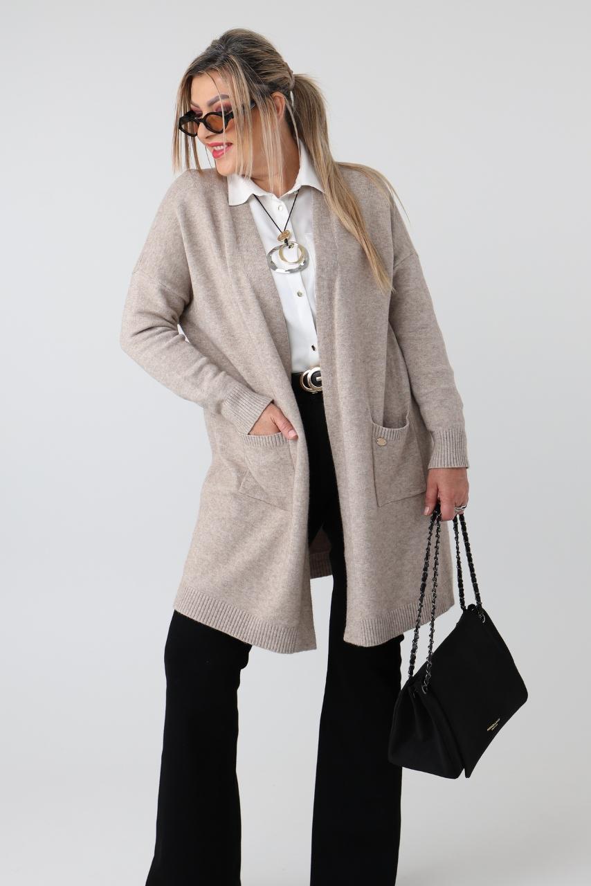 Kardigan damski XXL – moda dla puszystych