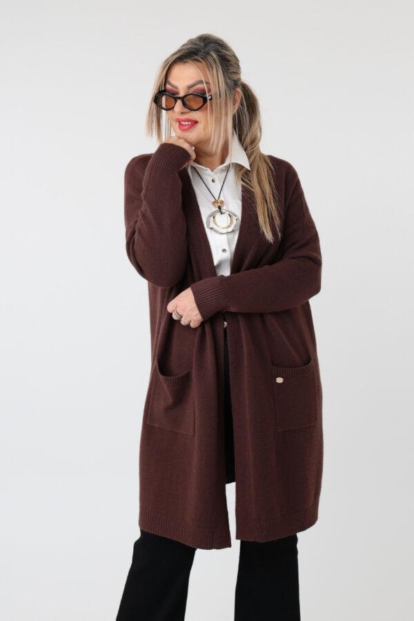 Kardigan damski XXL – moda dla puszystych