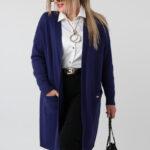 Kardigan damski XXL – moda dla puszystych