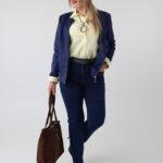 Spodnie jeansowe damskie plus size z prostą nogawką i wysokim stanem – dżinsy XXL dla puszystych kobiet