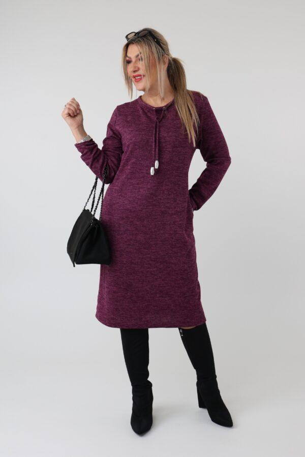 sweterkowa sukienka plus size duże rozmiary 44-52