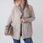 sweter rozpinany plus size