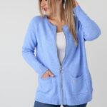 sweter rozpinany plus size