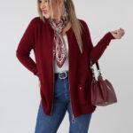 sweter rozpinany plus size