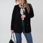 sweter rozpinany plus size