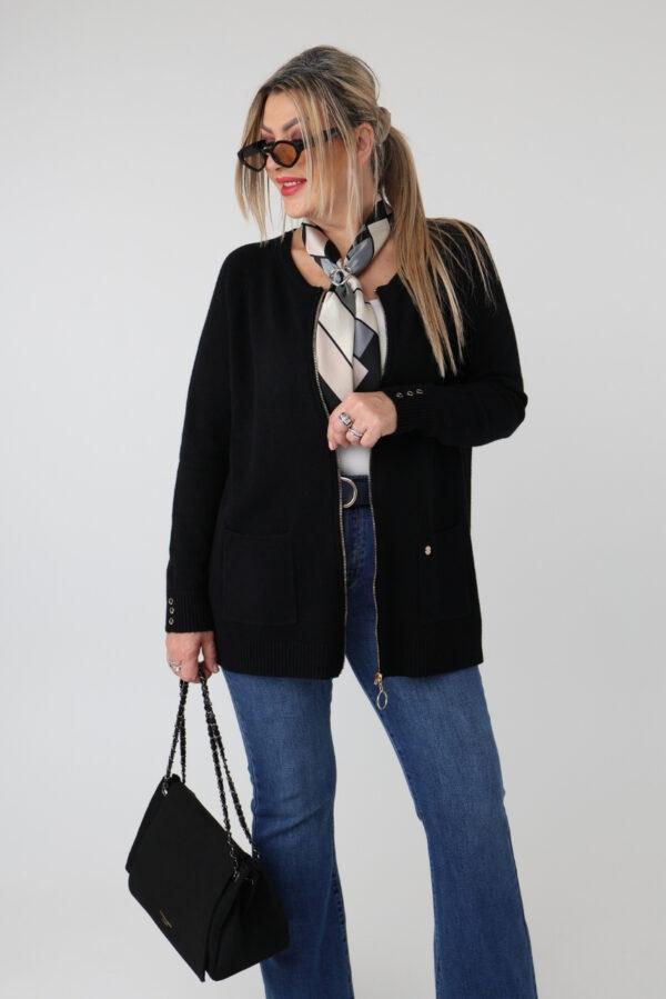 sweter rozpinany plus size