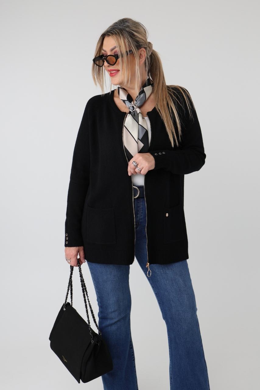 sweter rozpinany plus size