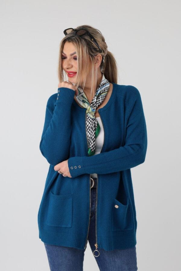 sweter rozpinany plus size