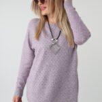 Elegancki ażurowy sweter damski plus size – luźny sweter XXL w dużych rozmiarach dla puszystych kobiet
