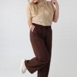 damskie-spodnie-lejace-z-wysokim-stanem-plus-size-szerokie-brazowe (4)