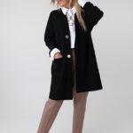 Długi elegancki kardigan damski plus size – sweter XXL dla puszystych kobiet w dużych rozmiarach