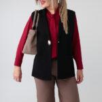 kamizelka-damska-dzianinowa-rozpinana-plus-size-ozdobny-zatrzask-czarna (6)