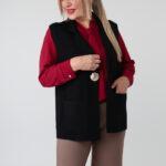 kamizelka-damska-dzianinowa-rozpinana-plus-size-ozdobny-zatrzask-czarna (7)