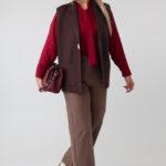 kamizelka-damska-dzianinowa-rozpinana-plus-size-ozdobny-zatrzask-czekoladowa (4)