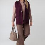 kamizelka-damska-dzianinowa-rozpinana-plus-size-ozdobny-zatrzask-sliwkowa (6)