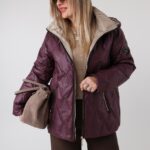 Pikowana kurtka przejściowa damska plus size – lekka kurtka XXL w dużych rozmiarach dla puszystych kobiet
